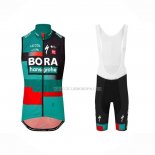 2023 Chalecos Cortavientos Bora-Hansgrone Verde Mangas Cortas y Culotte Corto