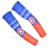 2015 Garmin Manguitos Ciclismo Azul Naranja