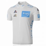 2016 Ropa Ciclismo Tour De France Blanco Mangas Corta y Culotte Corto