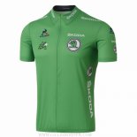2016 Ropa Ciclismo Tour De France Verde Mangas Corta y Culotte Corto