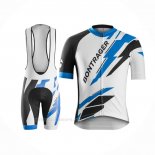 2016 Ropa Ciclismo Trek Bontrager Azul Blanco Mangas Corta y Culotte Corto