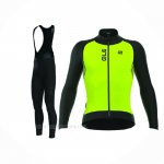 2017 Ropa Ciclismo ALE Nordik Amarillo Mangas Largas y Culotte Lunga
