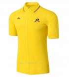 2017 Ropa Ciclismo Coq Sportif Tour De France Amarillo Mangas Corta y Culotte Corto