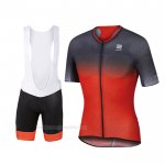 2017 Ropa Ciclismo Sportful R&d Ultraskin Rojo Gris Mangas Corta y Culotte Corto