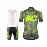 2018 Ropa Ciclismo Cipollini Prestig Camo Verde Mangas Corta y Culotte Corto