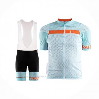 2018 Ropa Ciclismo Craft Route Luz Azul Mangas Corta y Culotte Corto