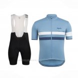 2018 Ropa Ciclismo Rapha Azul Azul Profundo Mangas Corta y Culotte Corto