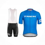 2018 Ropa Ciclismo Trek Bontrager Azul Mangas Corta y Culotte Corto