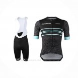 2019 Ropa Ciclismo Eurosport Lecol Negro Mangas Corta y Culotte Corto