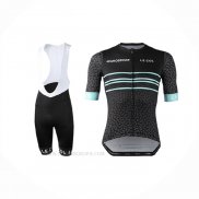 2019 Ropa Ciclismo Eurosport Lecol Negro Mangas Corta y Culotte Corto