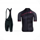 2021 Ropa Ciclismo Castelli Apagado Negro Mangas Corta y Culotte Corto
