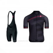 2021 Ropa Ciclismo Castelli Apagado Negro Mangas Corta y Culotte Corto
