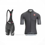 2021 Ropa Ciclismo Castelli Negro Mangas Corta y Culotte Corto