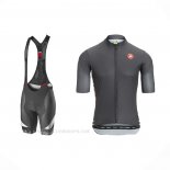 2021 Ropa Ciclismo Castelli Negro Mangas Corta y Culotte Corto