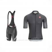 2021 Ropa Ciclismo Castelli Negro Mangas Corta y Culotte Corto