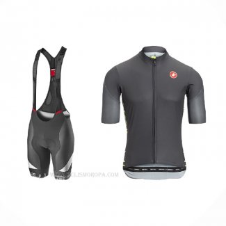 2021 Ropa Ciclismo Castelli Negro Mangas Corta y Culotte Corto
