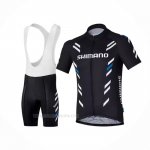 2021 Ropa Ciclismo Shimano Negro Mangas Corta y Culotte Corto