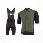 2022 Ropa Ciclismo Nalini Verde Mangas Corta Y Culotte Corto