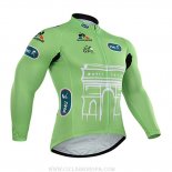 2015 Ropa Ciclismo Tour De France Vede Militare Mangas Largas y Culotte Lunga