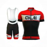 2016 Ropa Ciclismo ALE Rojo Blanco Negro Mangas Corta y Culotte Corto