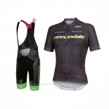 2016 Ropa Ciclismo Cannondale Negro Mangas Corta y Culotte Corto