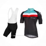 2017 Ropa Ciclismo Bianchi Milano Chorei Negro Mangas Corta y Culotte Corto