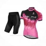 2017 Ropa Ciclismo Mujer Nalini Sfiziosa Rojo Mangas Corta y Culotte Corto