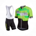 2017 Ropa Ciclismo Nalini Cervino Verde Negro Mangas Corta Y Culotte Corto