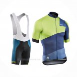 2017 Ropa Ciclismo Northwave Extreme Verde Azul Mangas Corta y Culotte Corto