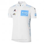 2017 Ropa Ciclismo Tour De France Blanco Mangas Corta y Culotte Corto