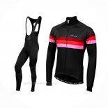 2019 Ropa Ciclismo Nalini Warm 2.0 Negro Rojo Mangas Largas Y Culotte Lunga