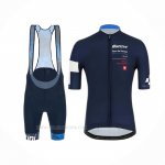 2019 Ropa Ciclismo Tour De Suisse Apagado Azul Blanco Mangas Corta y Culotte Corto