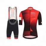 2019 Ropa Ciclismo Tour De Suisse Rojo Negro Mangas Corta y Culotte Corto