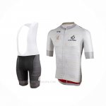 2019 Ropa Ciclismo UAE Tour Blanco Mangas Corta y Culotte Corto