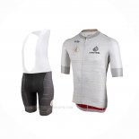 2019 Ropa Ciclismo UAE Tour Blanco Mangas Corta y Culotte Corto