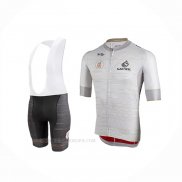 2019 Ropa Ciclismo UAE Tour Blanco Mangas Corta y Culotte Corto