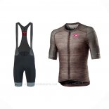 2021 Ropa Ciclismo Castelli Marron Mangas Corta y Culotte Corto