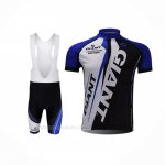 2021 Ropa Ciclismo Giant Negro Azul Mangas Corta y Culotte Corto