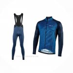 2021 Ropa Ciclismo Nalini Azul Mangas Largas Y Culotte Lunga