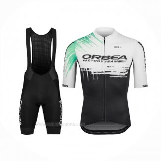 2021 Ropa Ciclismo Orbea Blanco Negro Mangas Corta y Culotte Corto