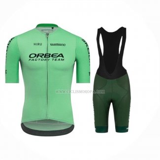 2021 Ropa Ciclismo Orbea Verde Mangas Cortas y Culotte Corto