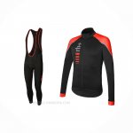 2021 Ropa Ciclismo RH+ Rojo Mangas Largas y Culotte Lunga(3)