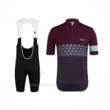 2021 Ropa Ciclismo Rapha Apagado Violeta Mangas Corta y Culotte Corto