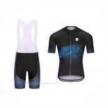 2021 Ropa Ciclismo Steep Negro Azul Mangas Corta y Culotte Corto