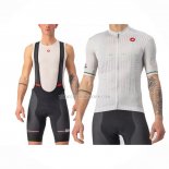 2022 Ropa Ciclismo Giro d'Italia Blanco Verde Mangas Cortas y Culotte Corto