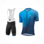 2022 Ropa Ciclismo Loffler Azul Mangas Corta y Culotte Corto