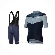 2022 Ropa Ciclismo RH+ Negro Gris Mangas Corta y Culotte Corto