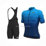 2023 Ropa Ciclismo ALE Azul Mangas Cortas y Culotte Corto