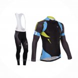 2014 Ropa Ciclismo Pearl Izumi Negro Azur Mangas Largas y Culotte Lunga