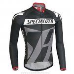 2016 Ropa Ciclismo Specialized Negro Gris Manica Lunga